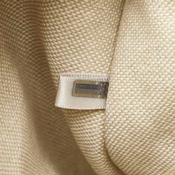 JIMMY CHOO Star Studs Pouch Clutch Bag Second Gold Leather Women's - Picture 8 of 9